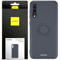 ETUI MATOWE DO GALAXY A70 SPACECASE SILICONE RING SILIKONOWE + SZKŁO