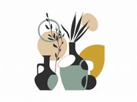 Plakat 80x60cm Modernistyczna Kompozycja