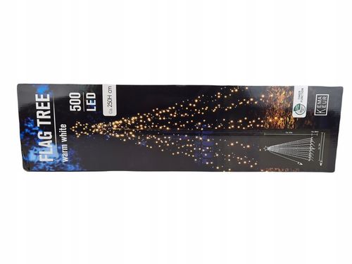 CHOINKA METALOWA XL 250 cm 500 LED TIMER KEMA ZEWNĘTRZNA na Arena.pl