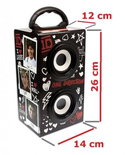 MEGA PRZENOŚNY GŁOŚNIK ONE DIRECTION - PARTY FUN na Arena.pl