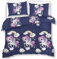 Pościel Z Mikrofibry 160X200 Jednorożce 2513