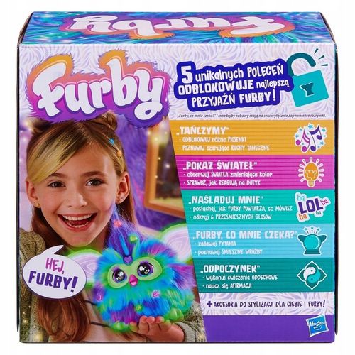 FURBY 2.0 Interaktywna maskotka Zorza Galaxy Świeci w ciemności F8901 na Arena.pl