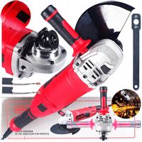 SZLIFIERKA KĄTOWA 230 MM WOLNY START KĄTÓWKA DUŻA MOCNA DIAX + ZESTAW