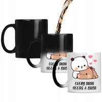 KUBEK MAGICZNY CZARNY DUDU NEEDS A BUBU PREZENT DLA CHŁOPAKA DZIEWCZYNY