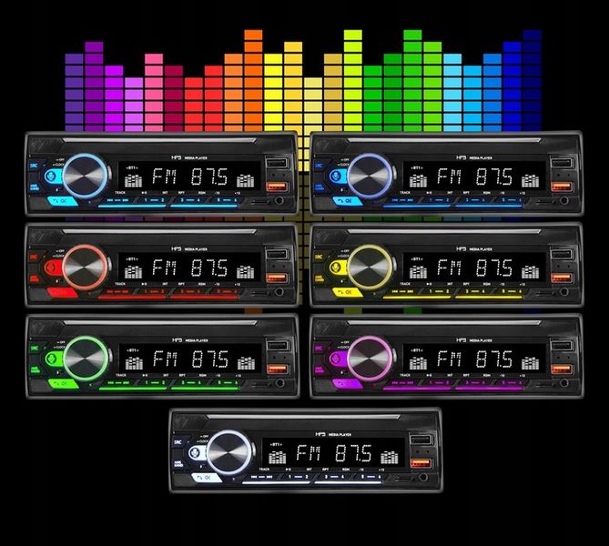 RADIO SAMOCHODOWE 1DIN USB SD MIKROFON BLUETOOTH zdjęcie 2