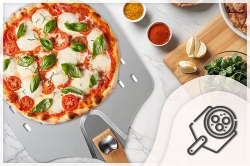 ŁOPATA DO PIZZY PERFOROWANA SZUFLA TACA STAL NIERDZEWNA INOX PROFESJONALNA na Arena.pl