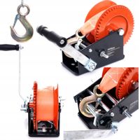 WCIĄGARKA WYCIĄGARKA KORBOWA PASOWA 3500Ibs 1588kg 10m STABILNA KRAFT&DELE