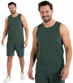 PODKOSZULKA KOSZULKA MĘSKA GŁADKA ZIELONY 100 % BAWEŁNA KLASYCZNA MORAJ XL