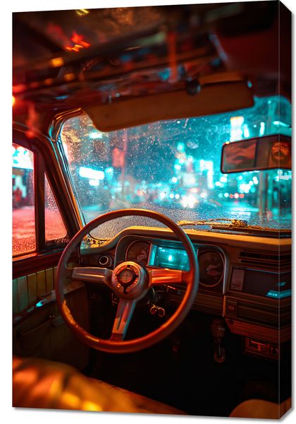Obraz 60x90cm Nocny Kierowca zdjęcie 1