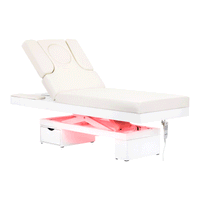 Spa leżanka kosmetyczna Azzurro 815B świecąca white podgrzewana