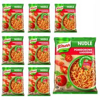 Pakiet 8szt KNORR NUDLE POMIDOROWE ŁAGODNY 65G