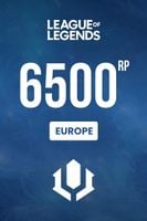 League Of Legends - 6500 RP Riot Points | EU PL CZ HU SK | AUTOMAT 24/7