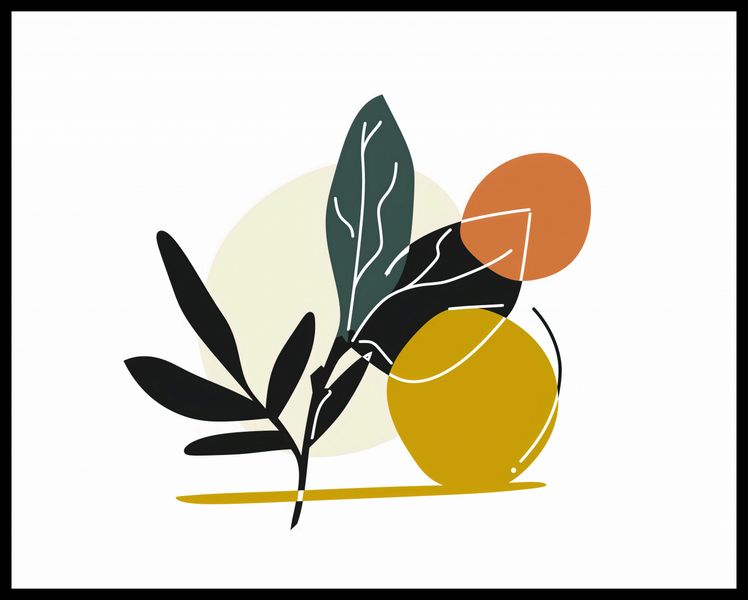 Plakat 76x60,5cm Elegancka Flora zdjęcie 2