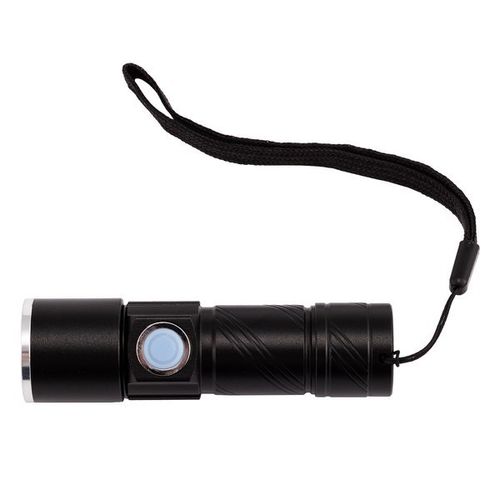 Latarka USB Alight, czarny na Arena.pl