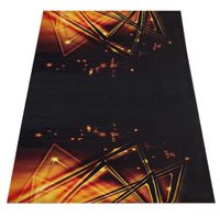Dywan BLACK and GOLD N 14 60 x 100 cm czarny