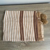 SWAT PANY Damski Szal Pashmina, Suknia Wieczorowa - Brązowo-Biały