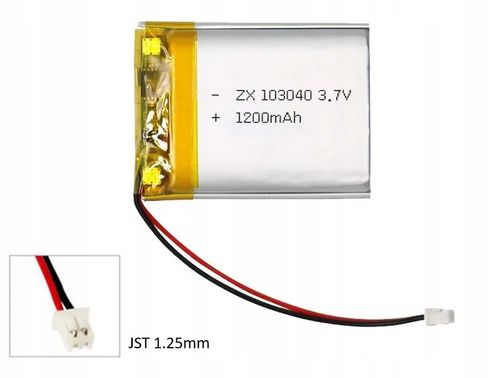 Bateria Akumulator Nawigacja GPS 1200mAh 3.7V 103040 na Arena.pl
