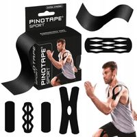 Taśma Kinezjologiczna do Tapingu Sportowego 5 m Wodoodporna Mocna PINOTAPE