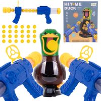 Gra Zręcznościowa Głodna Kaczka Strzelanie do Celu Zestaw 2 Pistolety Kulki