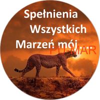 Opłatek na tort GEPARD Kot Puma Tygrys Zwierzę Kocur Tekst Gratis