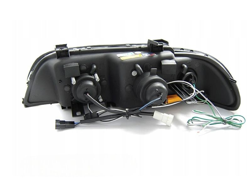 LAMPY REFLEKTORY DO BMW E39 OD 1995 DO 2003 Roku DAYLIGHT CHROME zdjęcie 3