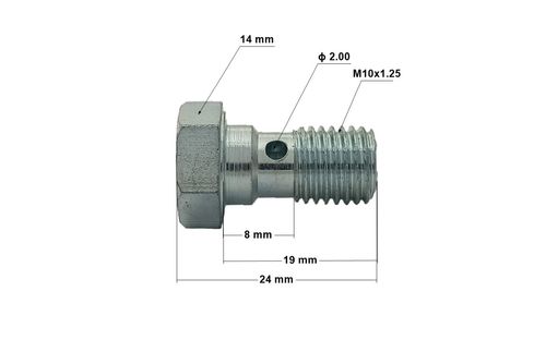 4x SR-13 Śruba drożna M10x1,25 - przelewowa - banjo - do oczek na Arena.pl