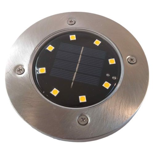 Lampy solarne gruntowe 8 LED ogrodowe zewnętrzne na Arena.pl