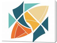 Obraz 90x70cm Geometria Wiatru