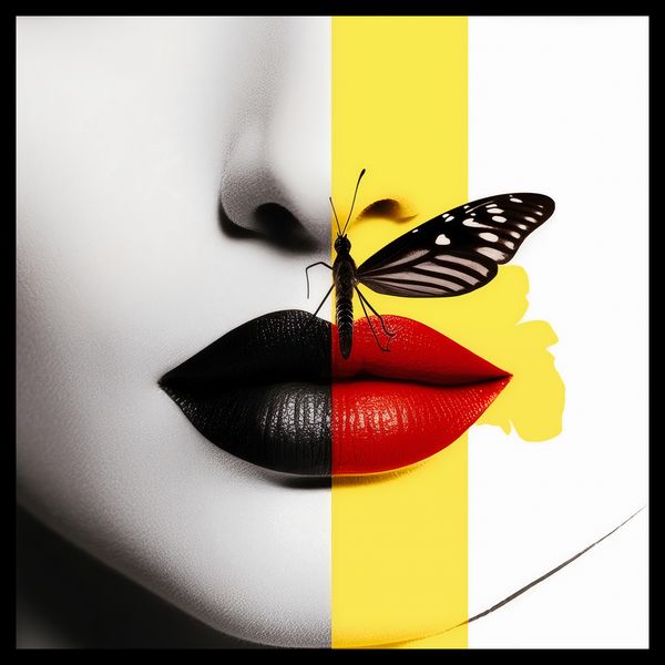 Plakat 40x40cm Motyla Piękność zdjęcie 2