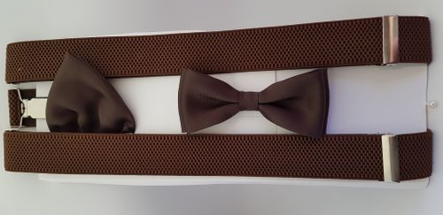 KOMPLET BRĄZOWE SZELKI Z MUCHĄ MUSZKĄ I POSZETKĄ na Arena.pl