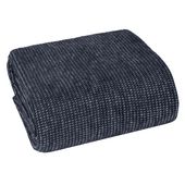 Miękki koc waflowy KAMBER 70X160 granatowy