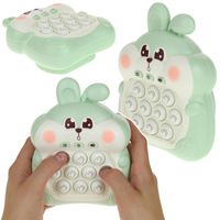 POP IT Elektroniczny Antystresowa Zręcznościowa Gra Królik - Zielony