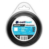 Żyłka do podkaszarki kwadratowa Cellfast Premium 3,0 mm 55 m