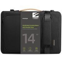 Torba na laptop 14" INNOSTYLE, wodoodporna, etui z paskiem, czarna