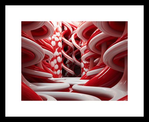 Plakat 20x15cm Czerwone Wiry na Arena.pl