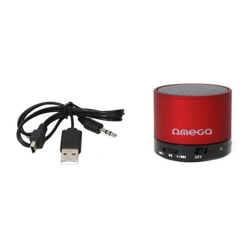 Głośnik Bluetooth Omega OG47R 3W Czerwony na Arena.pl