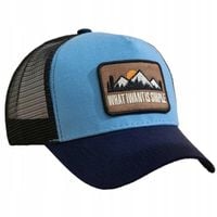 CZAPKA Z DASZKIEM CZARNA NIEBIESKA BEJSBOLÓWKA Góry Siatka Siateczkowa