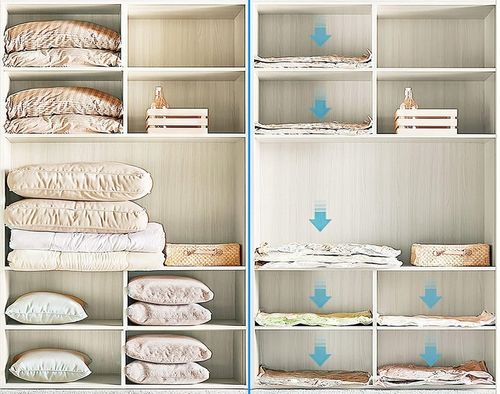 WORKI PRÓŻNIOWE Na Ubrania Pościel Torby, ZESTAW 12 SZTUK , 4 ROZMIARY na Arena.pl