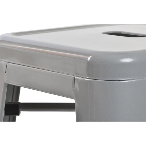 Emaga Taboret DKD Home Decor 43 x 43 x 76 cm Szary Metal na Arena.pl