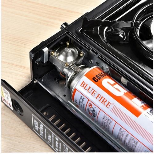 Kuchenka turystyczna gazowa 2w1 z reduktorem na butle walizka iskrownik na Arena.pl