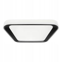 Milagro QUADRO 50x50cm Plafon Sufitowy LED Czarny Sterowany Pilotem