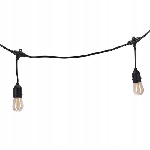 Girlanda OGRODOWA ŁAŃCUCH 10M + 20X żarówki LED na Arena.pl