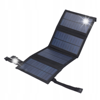 SOLARNY PANEL SKŁADANA PRZENOŚNA POLIKRYSTALICZNA ŁADOWARKA MATA USB 20W
