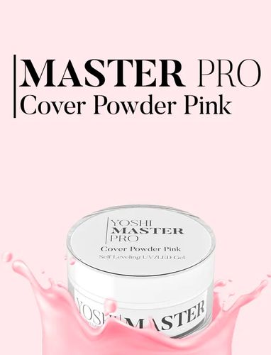 YOSHI Żel budujący Master PRO - Cover Powder Pink - 15ml na Arena.pl