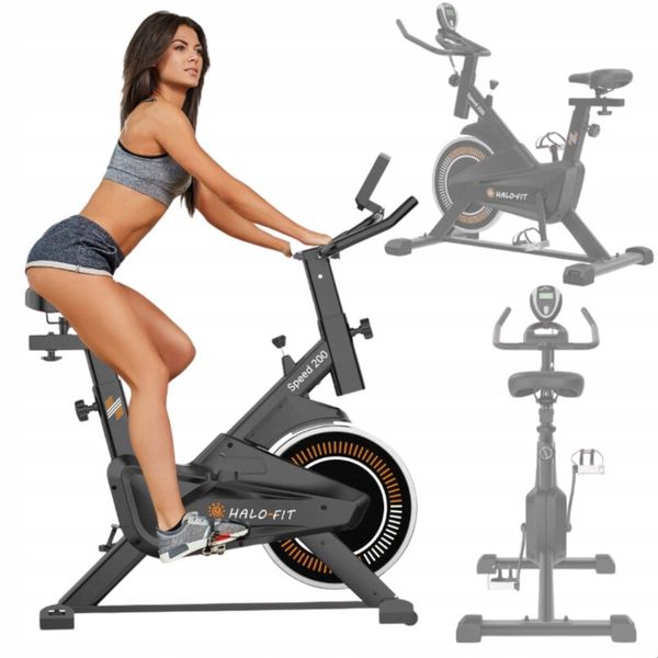 Rower Spinningowy Treningowy Halo-Fit – Rowerek Domowy Fitness Do Ćwiczeń zdjęcie 1