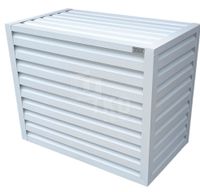 Osłona klimatyzatora - pompy ciepła 90x50x110 cm biały TKD167