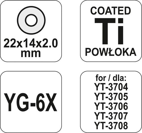 Kółko tnące YATO YT-37141 na Arena.pl