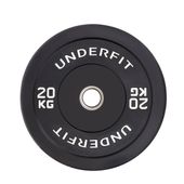 Obciążenie olimpijskie bumper Black UNDERFIT 20 kg