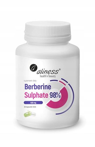 Aliness BERBERYNA siarczan 98% 400 mg 60 kaps na Arena.pl