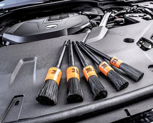 5X PĘDZLE PĘDZELKI DETAILINGOWE ZESTAW DO CZYSZCZENIA + ŚCIERECZKA ZESTAW na Arena.pl